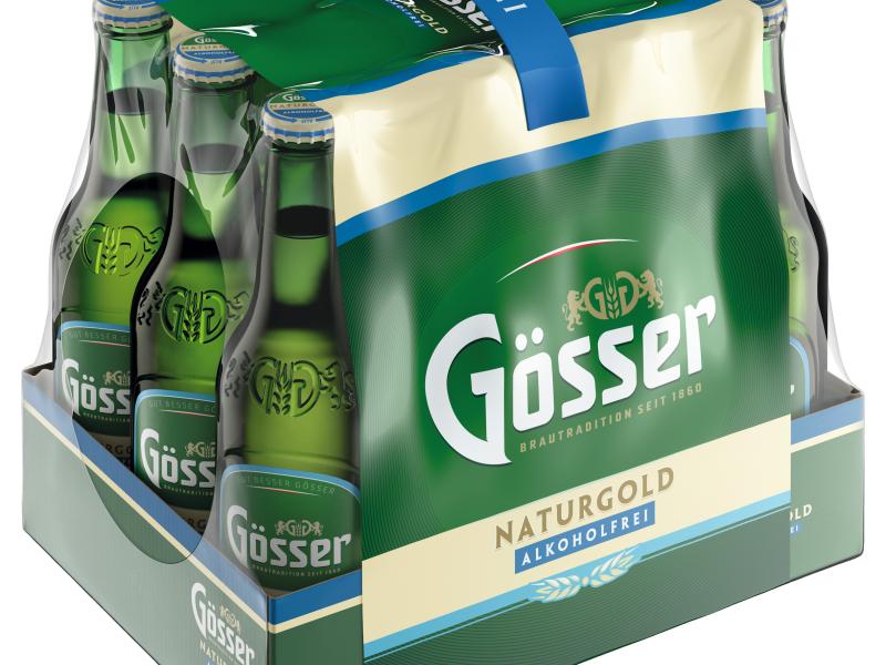 GÖSSER NATURGOLD — lager beer 0.0%