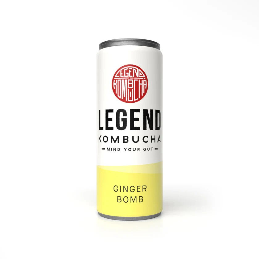 LEGEND KOMBUCHA - GINGER BOMB AND LEMON CAN