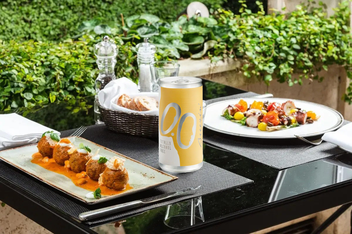 ALTERNATIVA BREEZIN' 0.0% — sparkling white dry wine – mini can 200mL