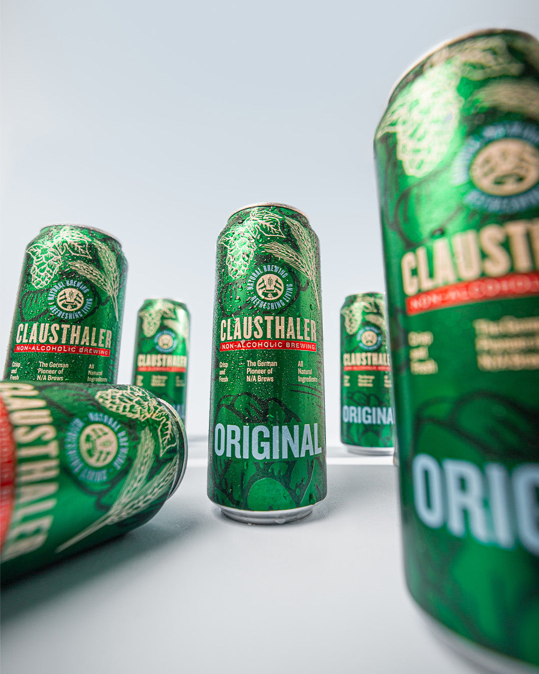 CLAUSTHALER 0.0% — vegan original beer 500mL can