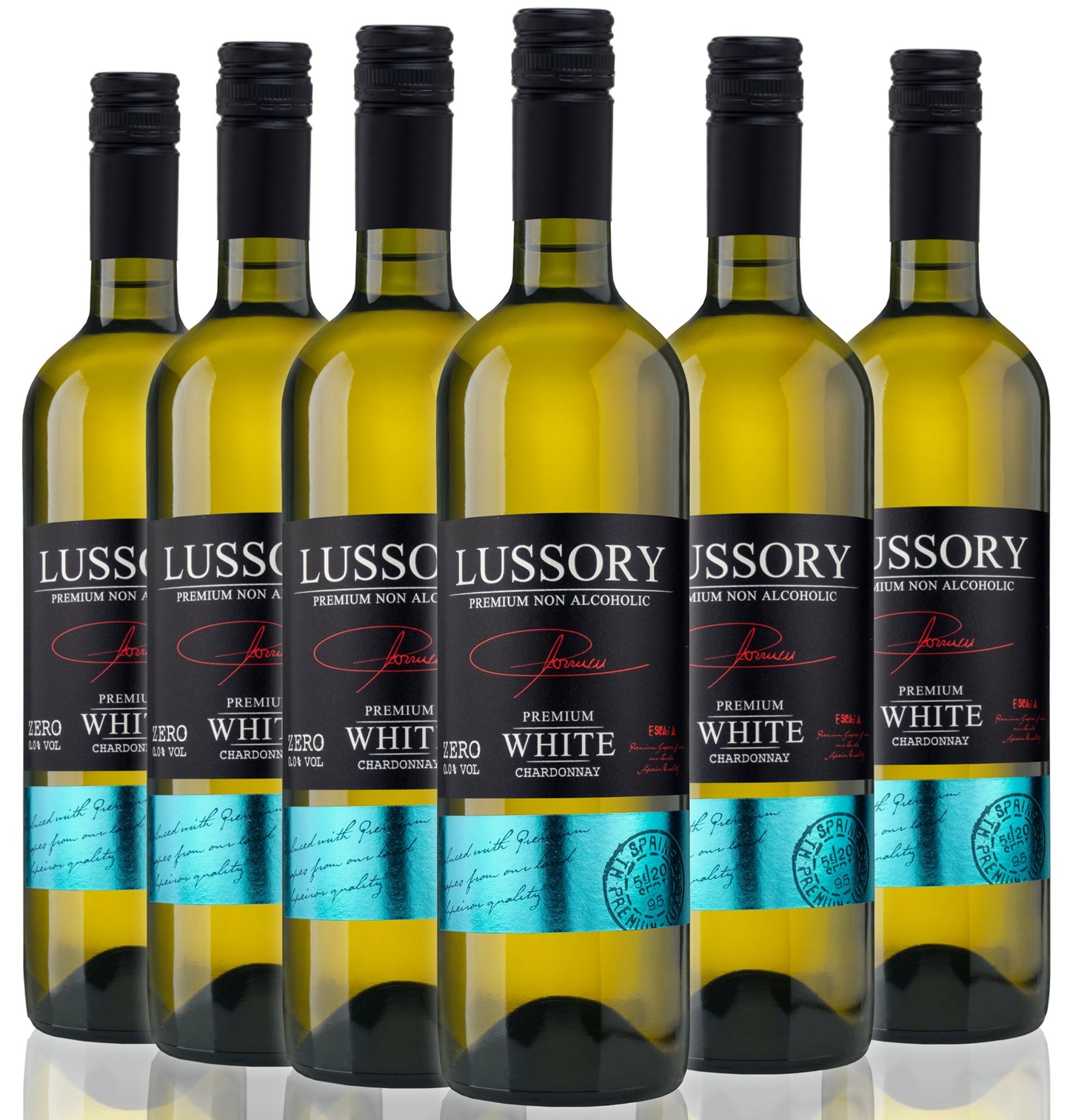 LUSSORY PREMIUM CHARDONNAY 0.0% — vegan still white wine