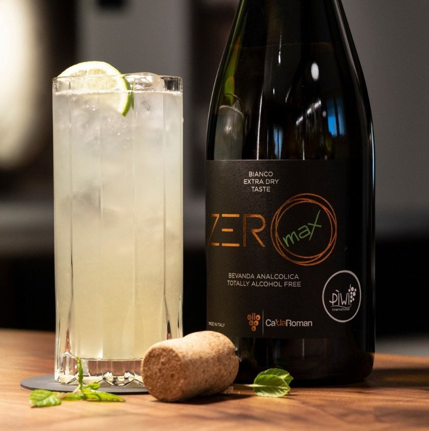 CA' DA ROMAN ZEROMAX 0.0% — piwi bio white estra-dry sparkling wine