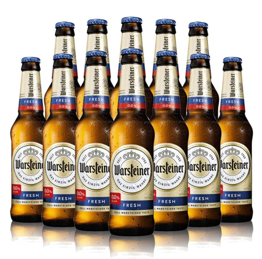 WARSTEINER 0.0% — pilsener premium fresh beer