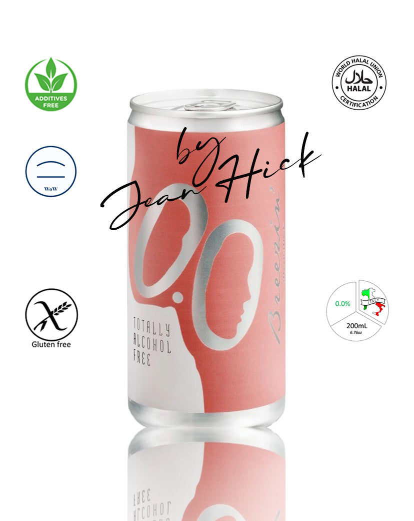 ALTERNATIVA BREEZIN' 0.0% — sparkling rosé dry wine – mini can 200mL
