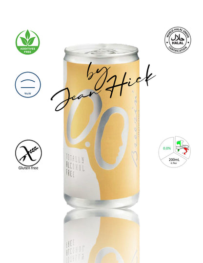 ALTERNATIVA BREEZIN' 0.0% — sparkling white dry wine – mini can 200mL