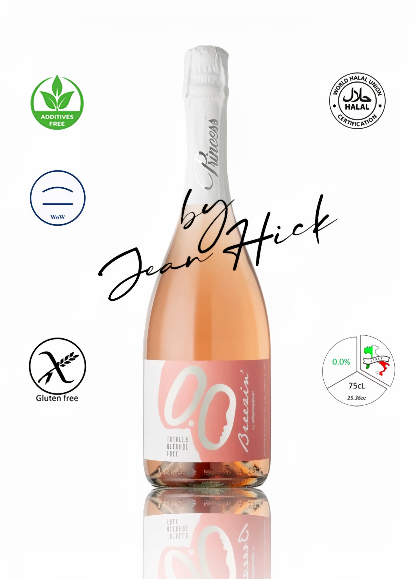 ALTERNATIVA BREEZIN' 0.0% — sparkling rosé dry wine
