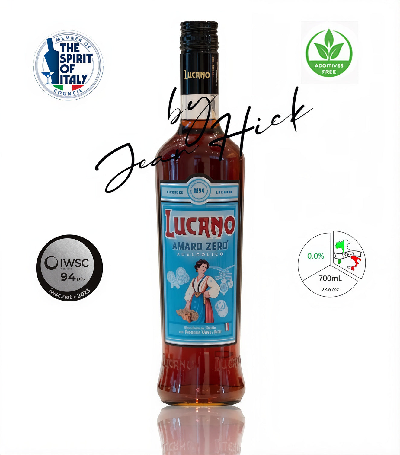 LUCANO 1894 AMARO ZERO° — alcohol-free