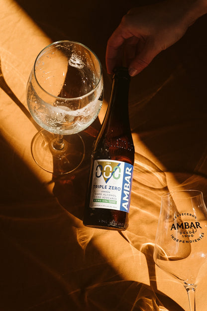 AMBAR 0.0% — triple zero gluten free beer