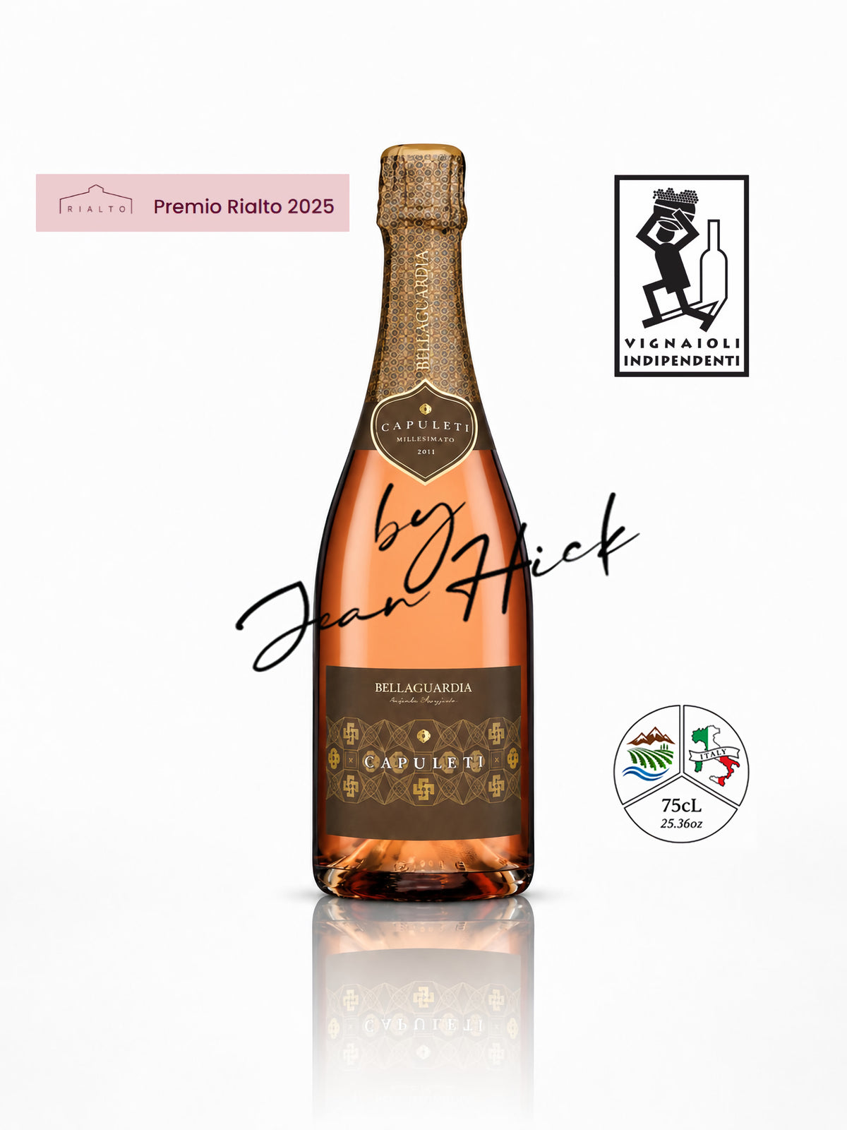 BELLAGUARDIA Capuleti Rosé — Pas Dosé, Traditional Method