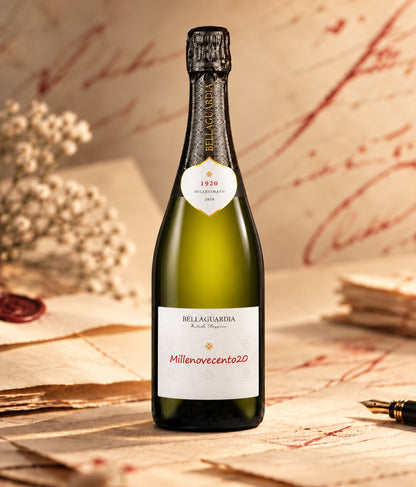 BELLAGUARDIA Millenovecento20 — Pinot Bianco Pas Dosé, Traditional Method