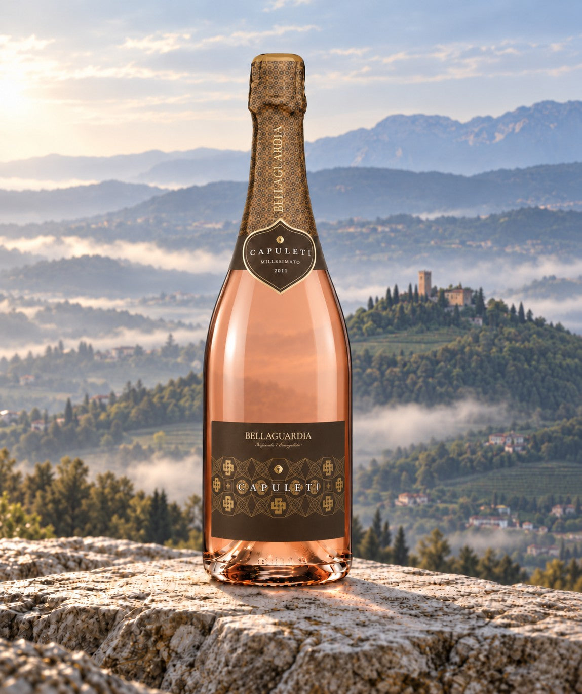 BELLAGUARDIA Capuleti Rosé — Pas Dosé, Traditional Method