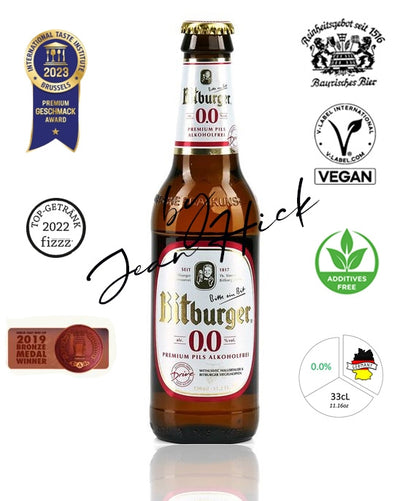 BITBURGER 0.0% — drive premium pils beer