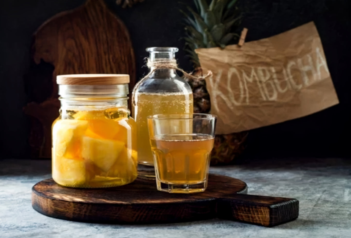 BOAZ KOMBUCHA - ROSEMARY MINT AND GINGER BIO