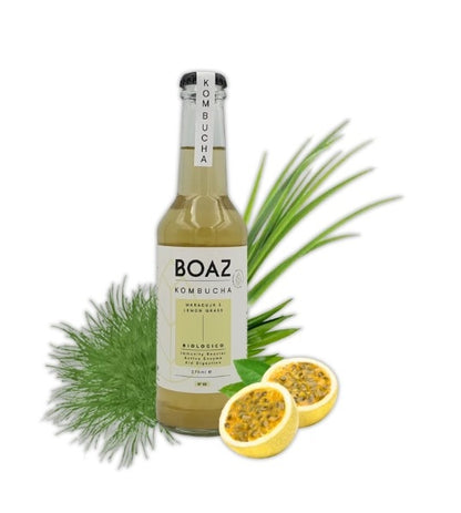 BOAZ KOMBUCHA - MARACUJA AND LEMONGRASS BIO