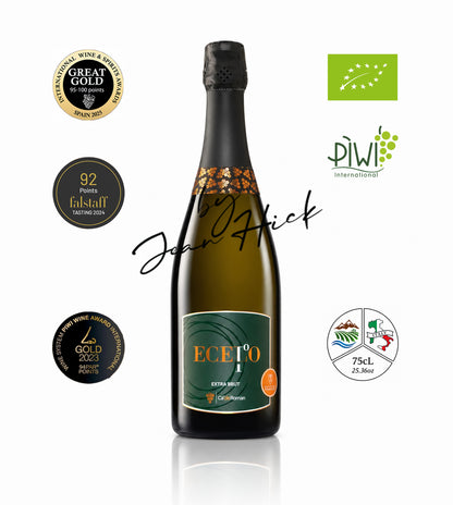 CA’ DA ROMAN Ecelo I° — Souvignier Gris Biologique Méthode Ttraditionnelle Extra Brut 
