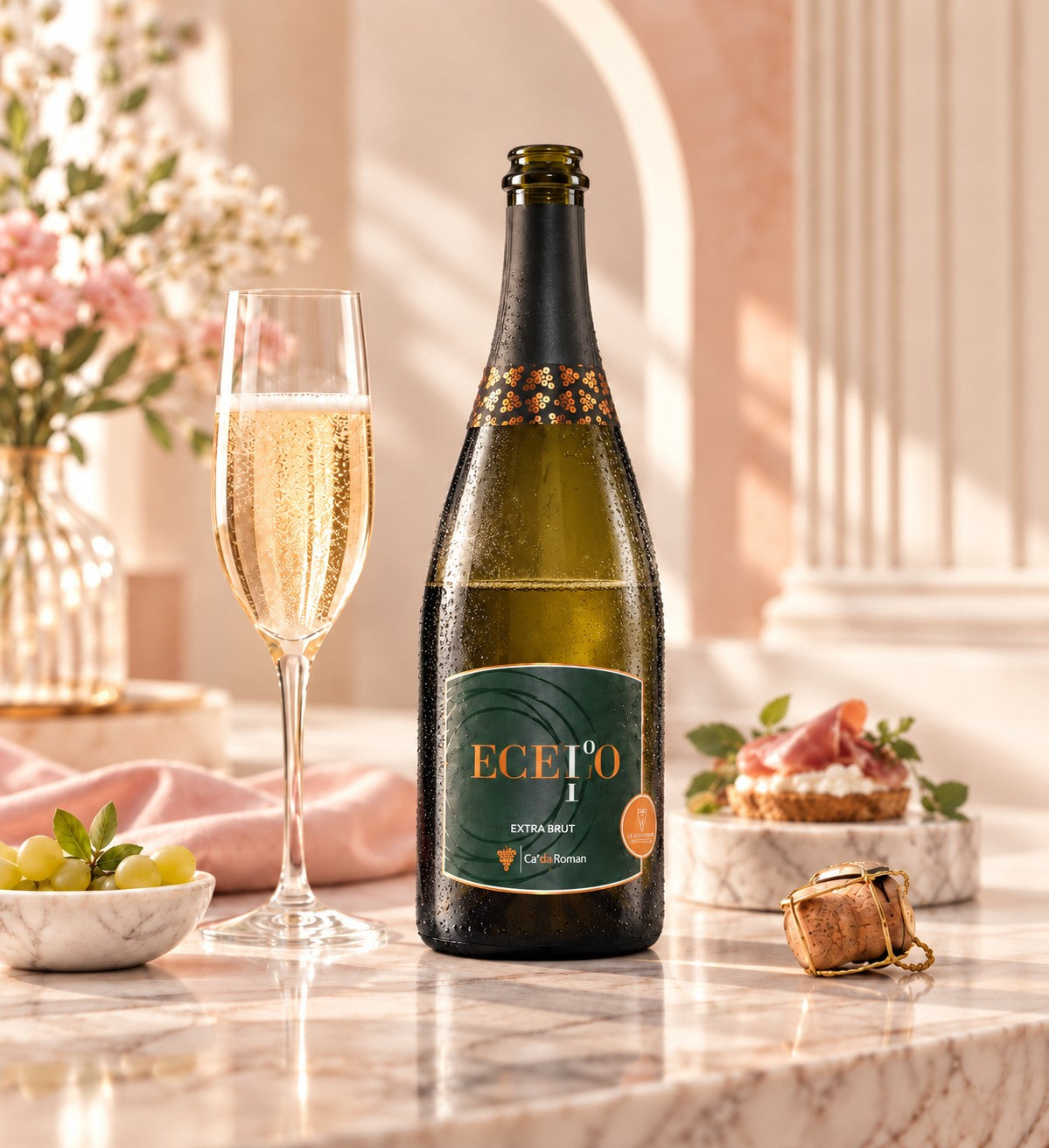 CA’ DA ROMAN Ecelo I° — Souvignier Gris Biologique Méthode Ttraditionnelle Extra Brut 