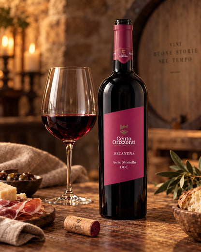 CENTO ORIZZONTI Recantina — La voce rossa autoctona di Asolo Montello