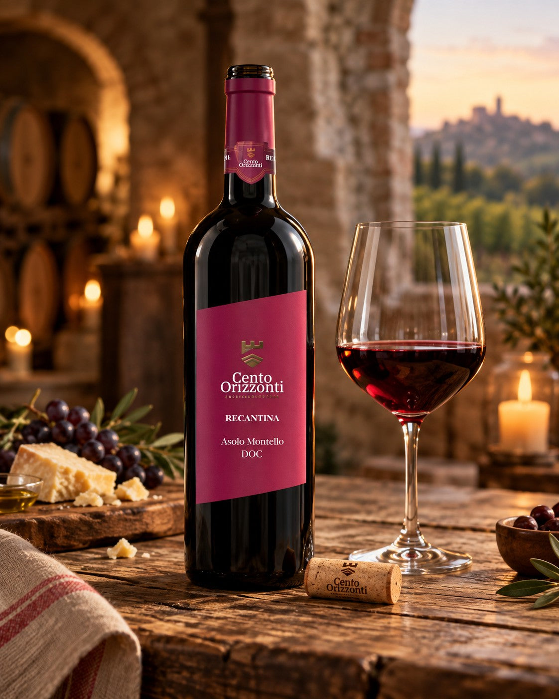 CENTO ORIZZONTI Recantina — La voce rossa autoctona di Asolo Montello