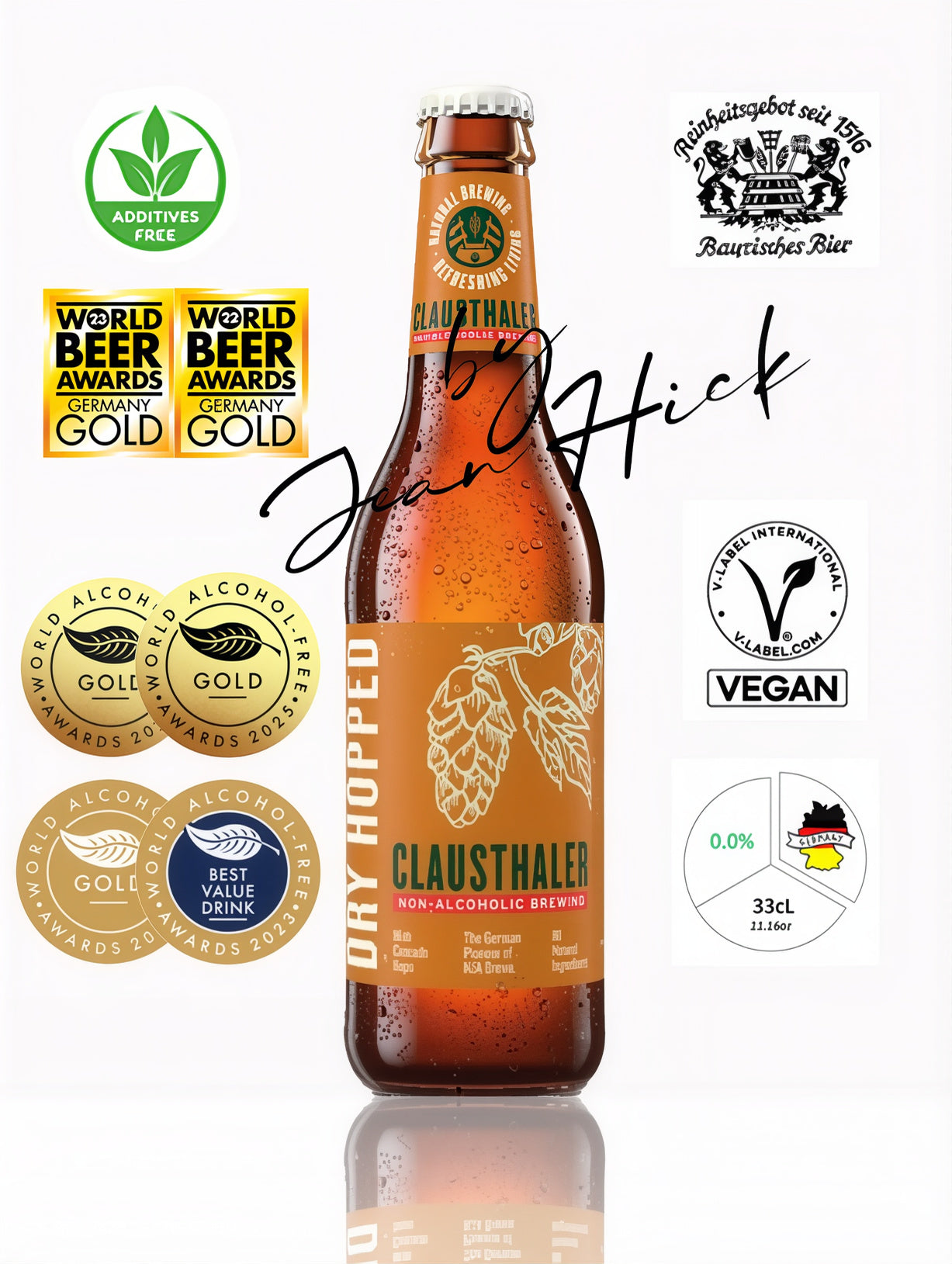 CLAUSTHALER 0.0% — vegan dry hopped beer