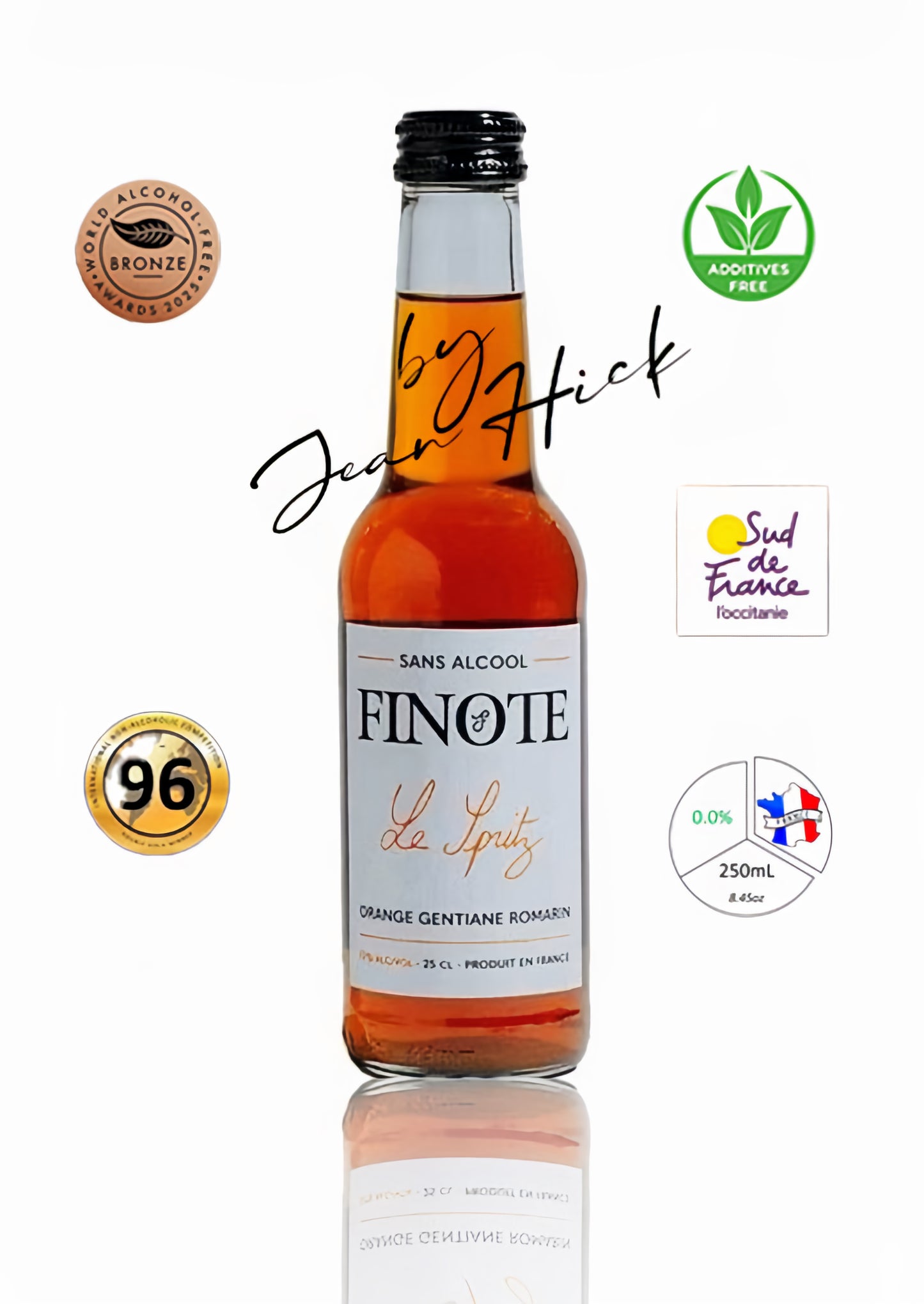 FINOTE LE SPRITZ 0.0%  — orange, gentian, rosemary · 25cL