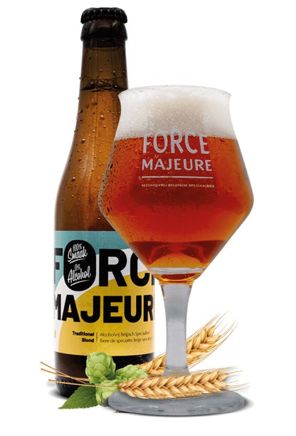FORCE MAJEURE 0.0% — belgian traditional blond craft beer