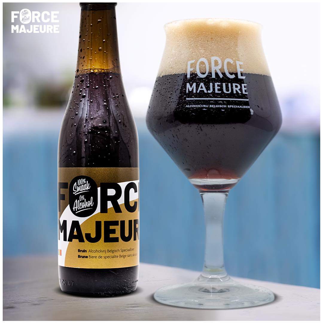 FORCE MAJEURE 0.0% — belgian brown craft beer