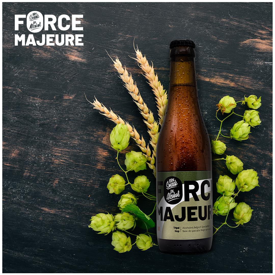 FORCE MAJEURE 0.0% — belgian triple hop craft beer
