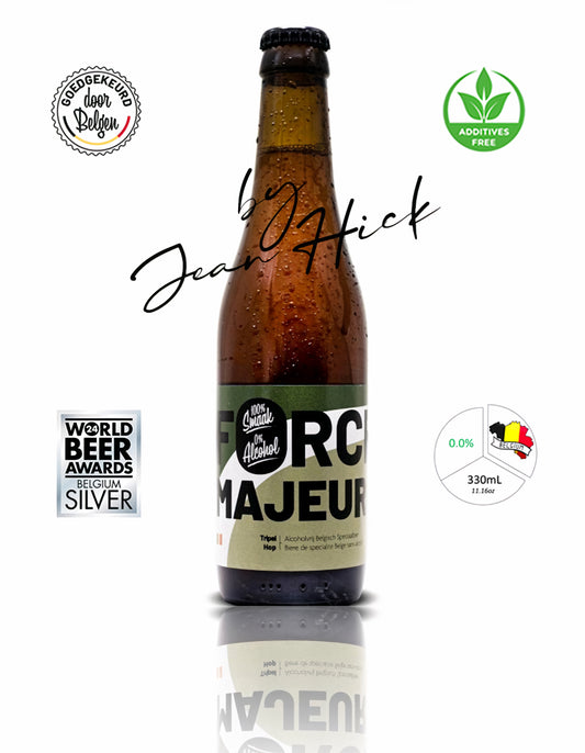 FORCE MAJEURE 0.0% — belgian triple hop craft beer