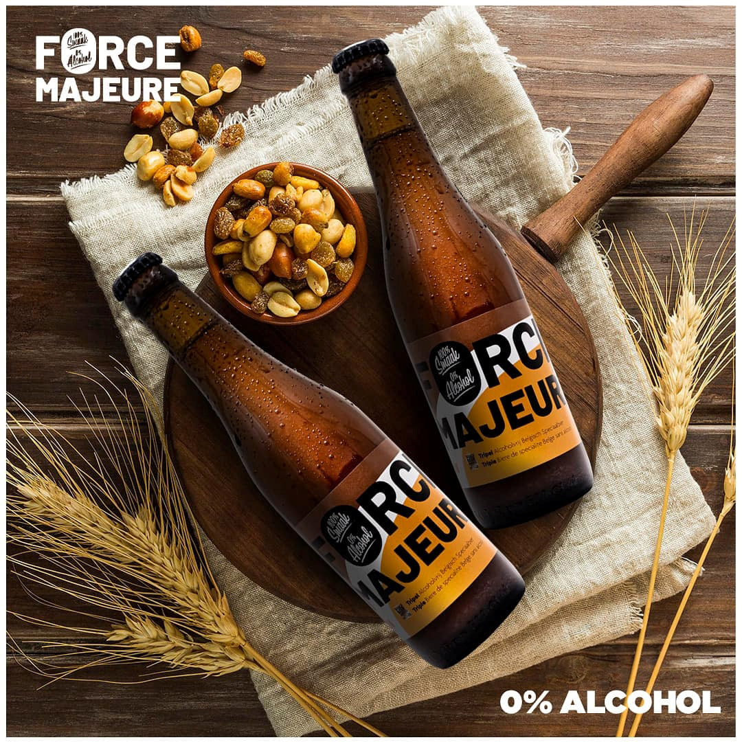 FORCE MAJEURE 0.0% — belgian triple craft beer