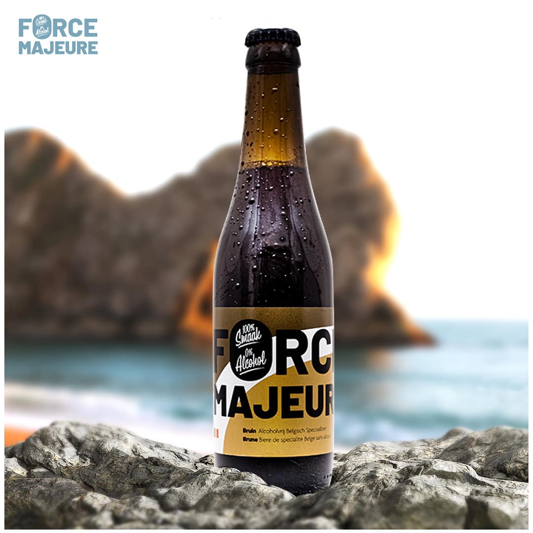 FORCE MAJEURE 0.0% — belgian brown craft beer