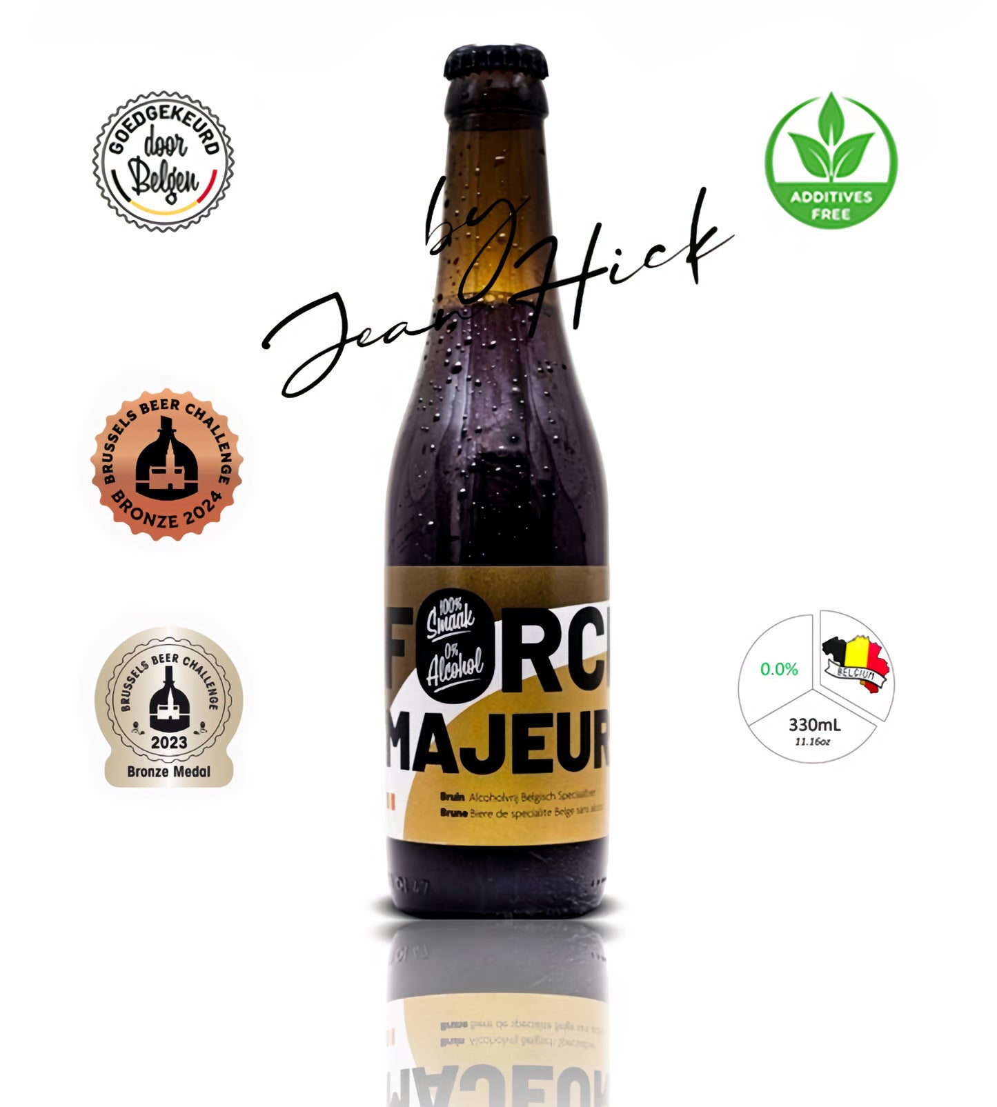 FORCE MAJEURE 0.0% — belgian brown craft beer