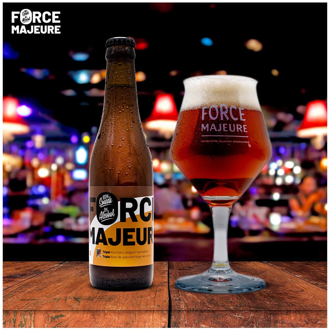 FORCE MAJEURE 0.0% — belgian triple craft beer