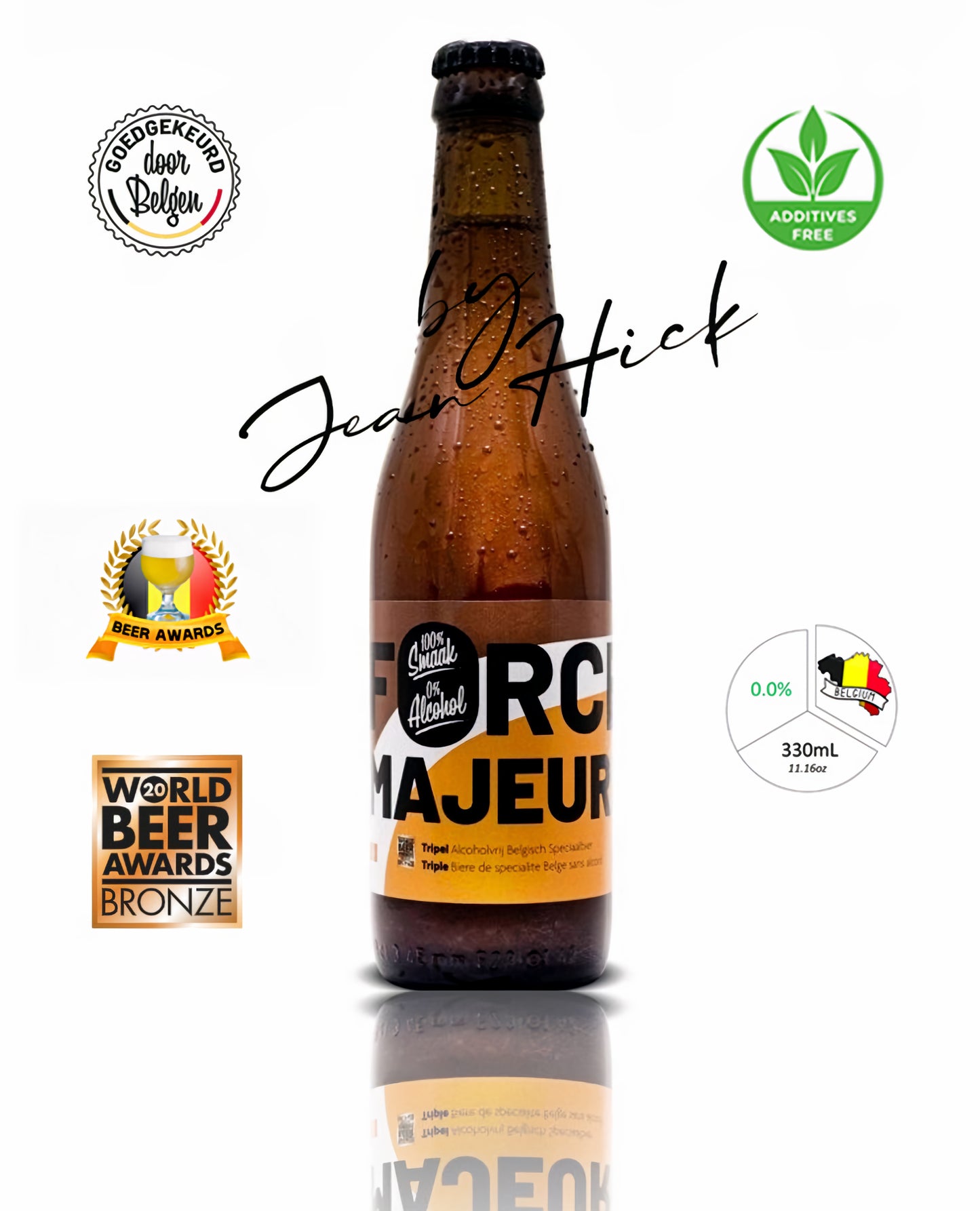 FORCE MAJEURE 0.0% — belgian triple craft beer
