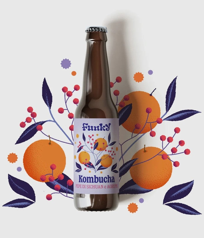 FUNKY KOMBUCHA - SICHUAN PEPPER AND CITRUS FRUITS