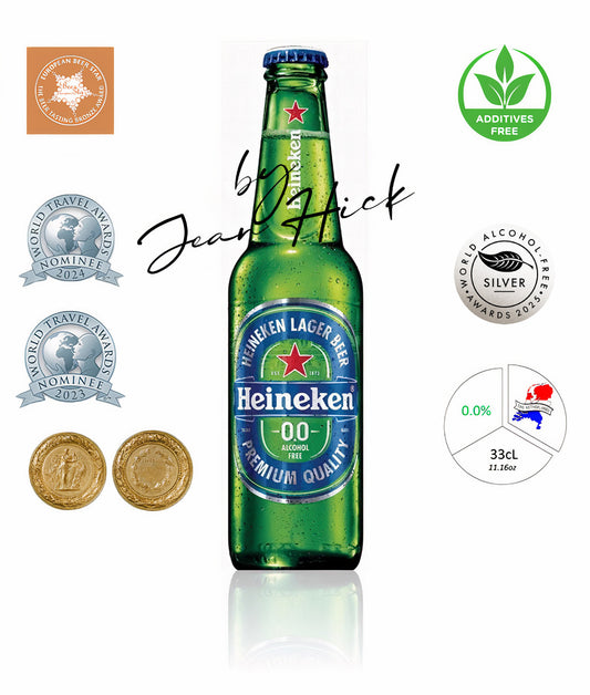 HEINEKEN 0.0% — premium lager beer