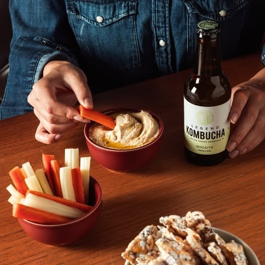 LEGEND KOMBUCHA MOCKITO - MINT AND LIME BOTTLE