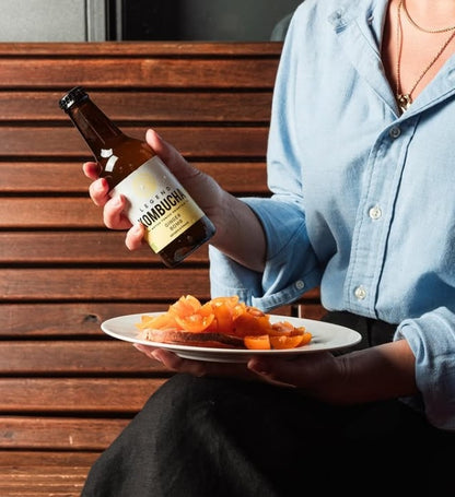 LEGEND KOMBUCHA - GINGER BOMB AND LEMON BOTTLE