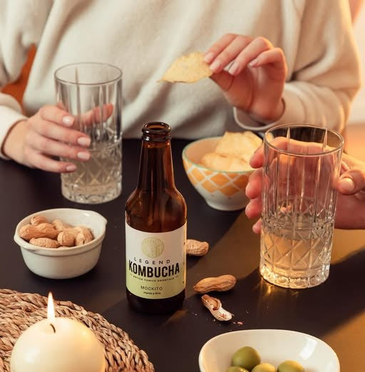 LEGEND KOMBUCHA MOCKITO - MINT AND LIME BOTTLE