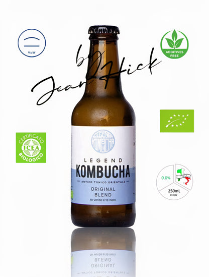 LEGEND KOMBUCHA ORIGINAL BLEND - BLACK AND GREEN TEA BOTTLE
