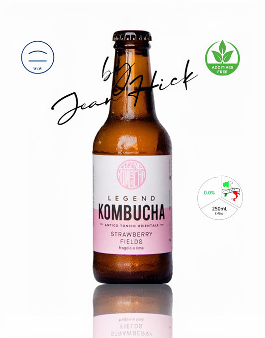 LEGEND KOMBUCHA - STRAWBERRIES AND LIME BOTTLE