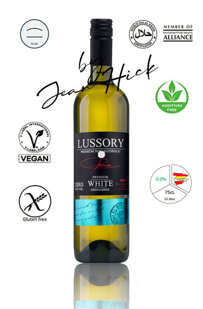 LUSSORY PREMIUM CHARDONNAY 0.0% — vegan still white wine