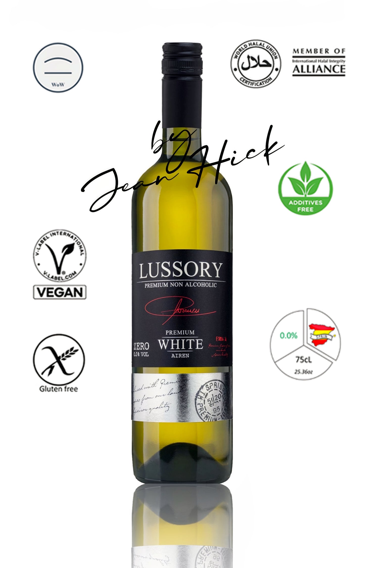 LUSSORY PREMIUM AIREN 0.0% — vegan still white wine