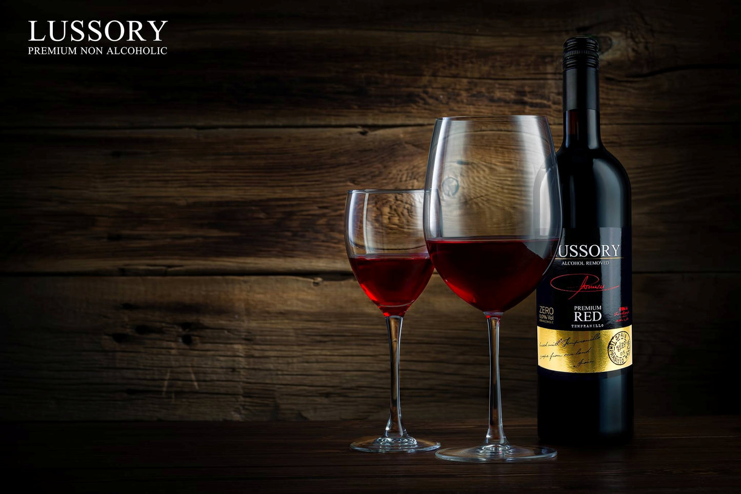 LUSSORY PREMIUM TEMPRANILLO 0.0% — vegan still red wine