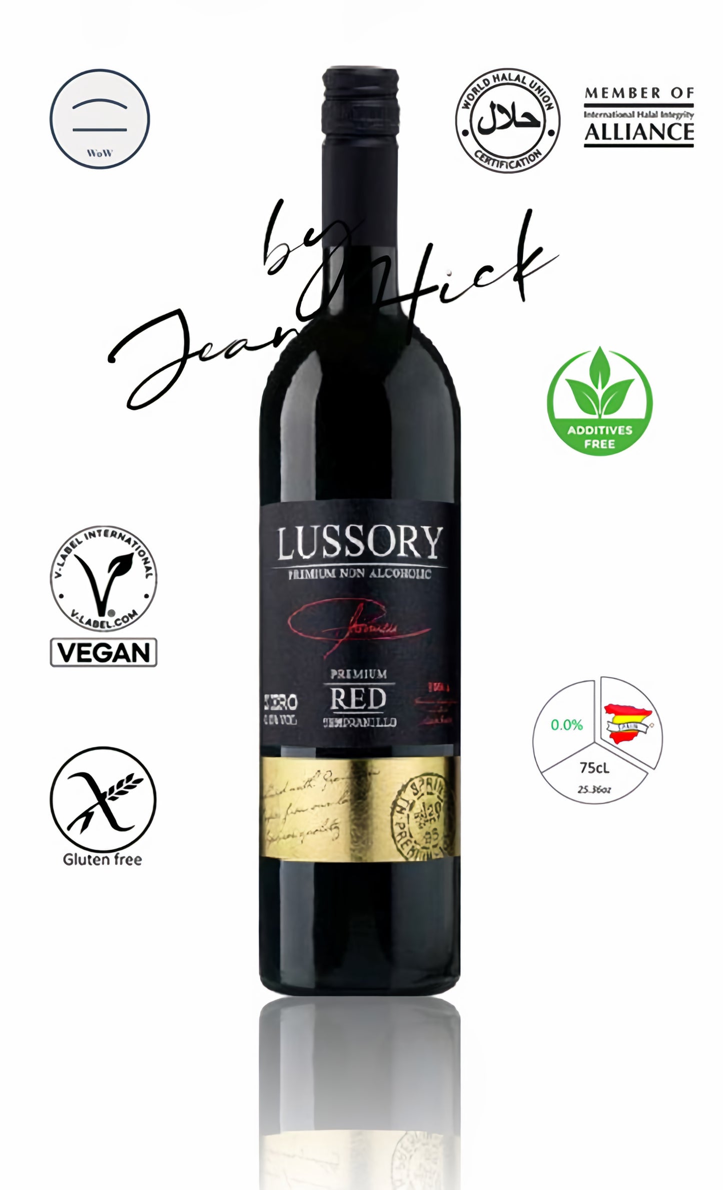 LUSSORY PREMIUM TEMPRANILLO 0.0% — vegan still red wine