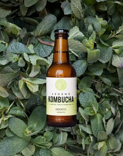 LEGEND KOMBUCHA MOCKITO - MINT AND LIME BOTTLE