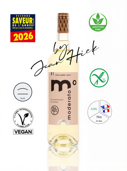 MODERATO° LE BLANC — cuvée originale 0.0%
