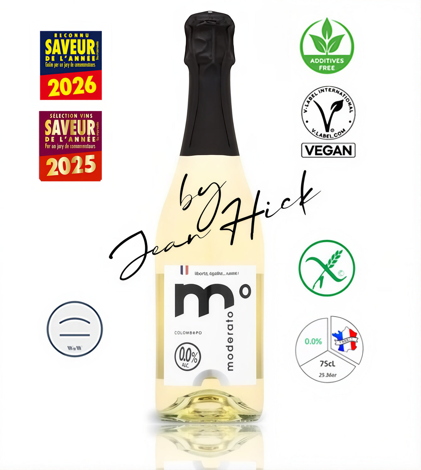 MODERATO° LE PÉTILLANT — cuvée originale 0.0%