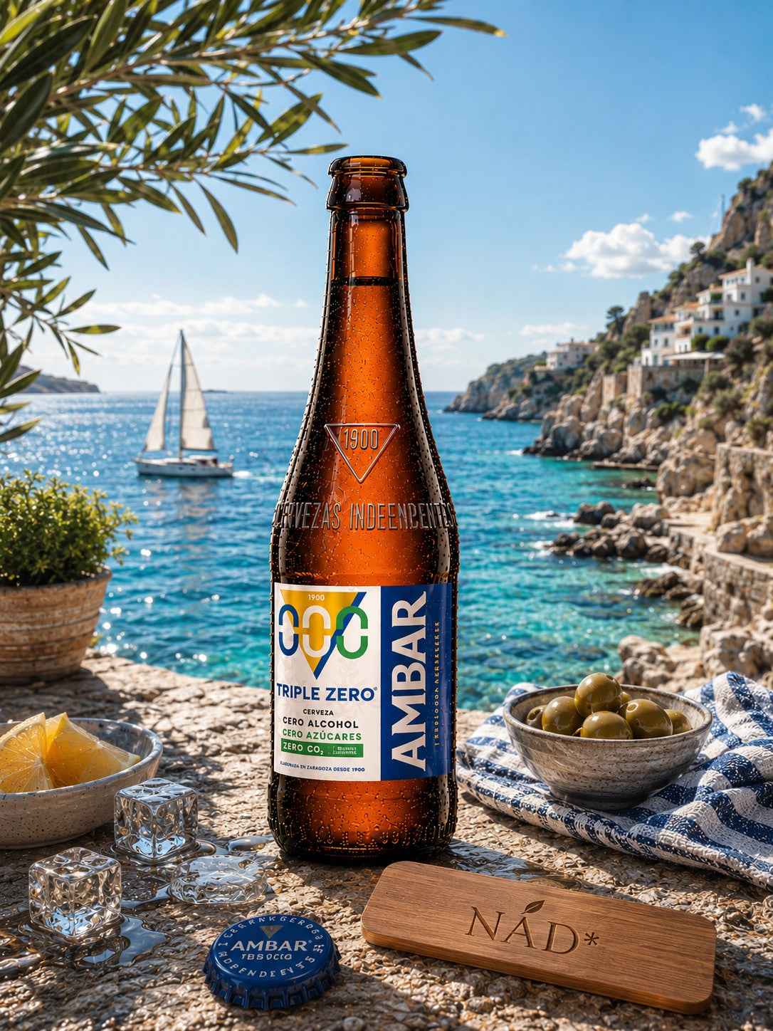 AMBAR 0.0% — triple zero gluten free beer