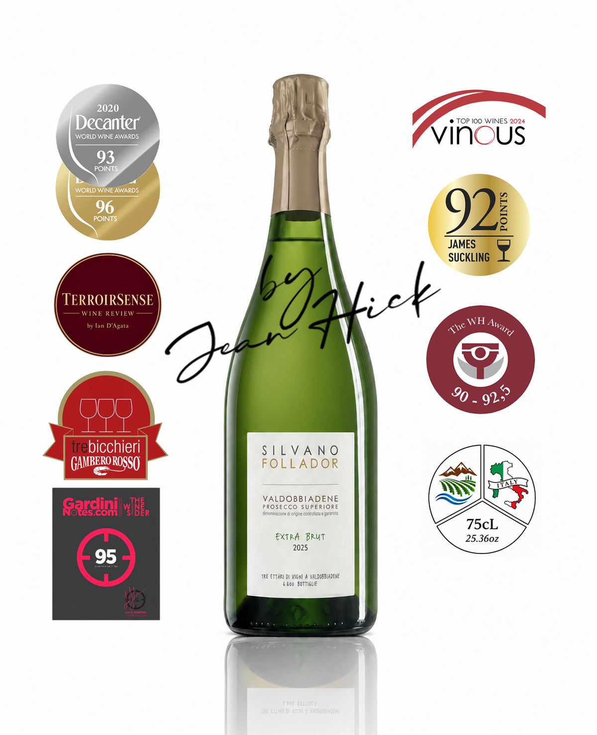 SILVANO FOLLADOR Extra Brut 2025 — Spumante di Valdobbiadene nella sua Espressione più Pura