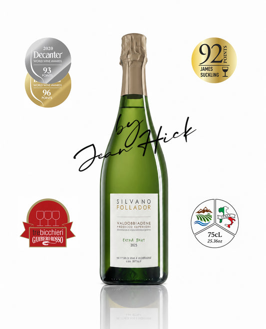 SILVANO FOLLADOR Extra Brut 2025 — Valdobbiadene Sparkling Wine, in Its Purest Expression